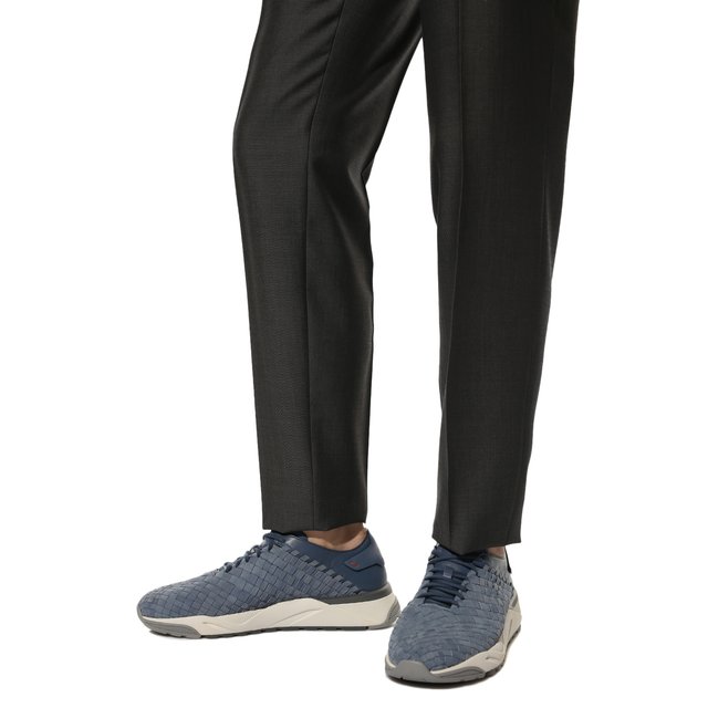 фото Кожаные кроссовки santoni