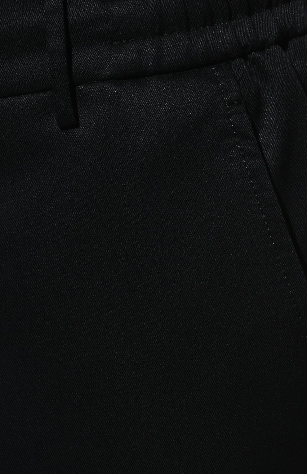 Мужские брюки из шерсти и хлопка BERWICH темно-синего цвета, арт. SPIAGGIA/1/FA1205X | Фото 5 (Материал внешний: Шерсть, Хлопок; Длина (брюки, джинсы): Стандартные; Случай: Повседневный; Материал подклада: Купро; Стили: Кэжуэл)