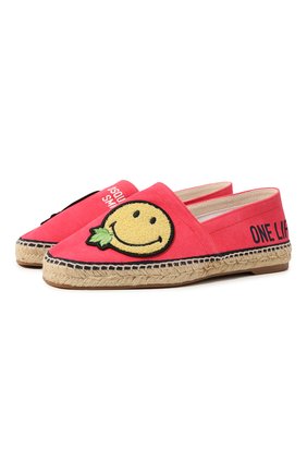 Текстильные эспадрильи Dsquared2 x Smiley | Фото №1 Текстильные эспадрильи Dsquared2 x Smiley | Фото №1