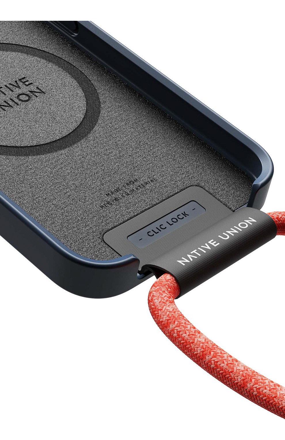 Чехол clic pop для iphone 13 NATIVE UNION темно-синего цвета по цене 4990 руб., арт. CPOP-NAV-NP21M | Фото 4 Чехол clic pop для iphone 13 NATIVE UNION темно-синего цвета, арт. CPOP-NAV-NP21M | Фото 4