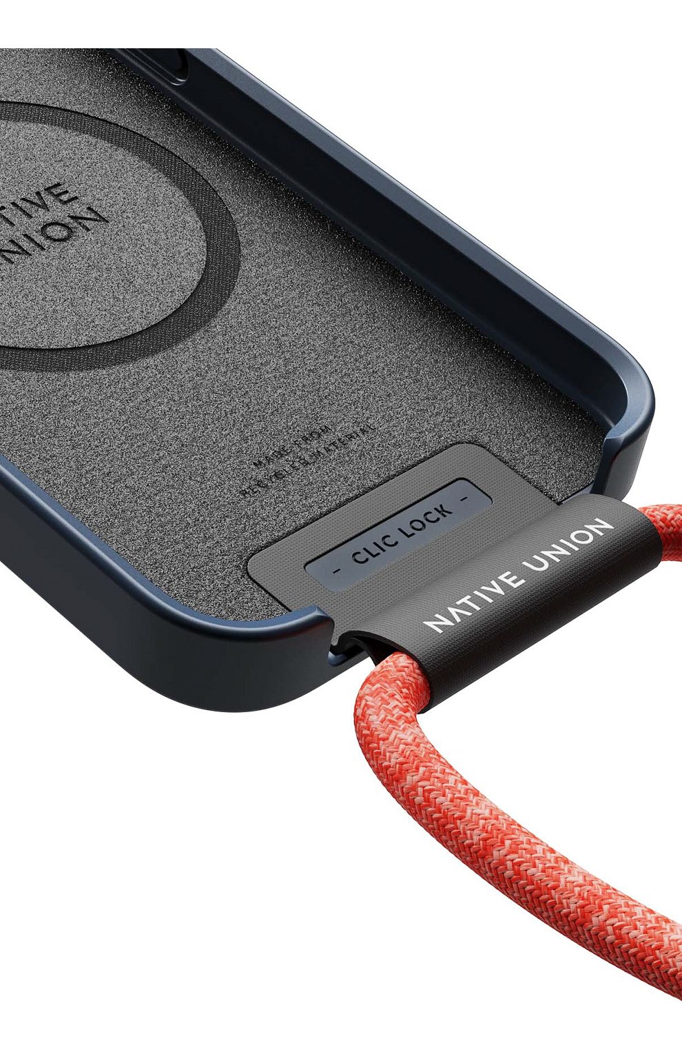 Чехол clic pop для iphone 13 pro max NATIVE UNION темно-синего цвета по цене 0 руб., арт. CPOP-NAV-NP21L | Фото 4 Чехол clic pop для iphone 13 pro max NATIVE UNION темно-синего цвета, арт. CPOP-NAV-NP21L | Фото 4