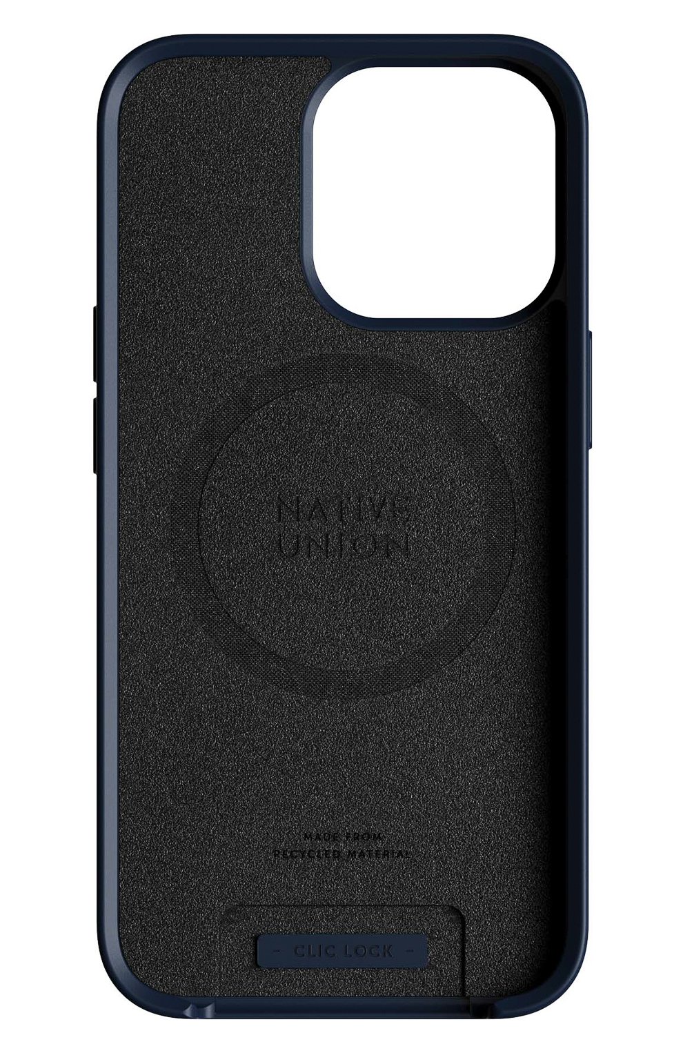 Чехол clic pop для iphone 13 pro NATIVE UNION темно-синего цвета по цене 4990 руб., арт. CPOP-NAV-NP21MP | Фото 2 Чехол clic pop для iphone 13 pro NATIVE UNION темно-синего цвета, арт. CPOP-NAV-NP21MP | Фото 2