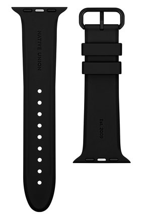 Ремешок для apple watch 44mm NATIVE UNION черного цвета по цене 5990 руб., арт. CSTRAP-AW-L-BLK | Фото 3 Ремешок для apple watch 44mm NATIVE UNION черного цвета, арт. CSTRAP-AW-L-BLK | Фото 3