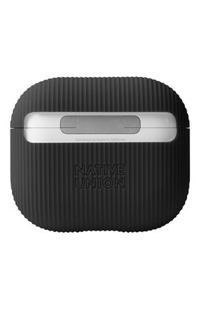 Чехол для airpods 3 NATIVE UNION черного цвета по цене 2490 руб., арт. APCSE-CRVE-BLK-V2 | Фото 2 Чехол для airpods 3 NATIVE UNION черного цвета, арт. APCSE-CRVE-BLK-V2 | Фото 2