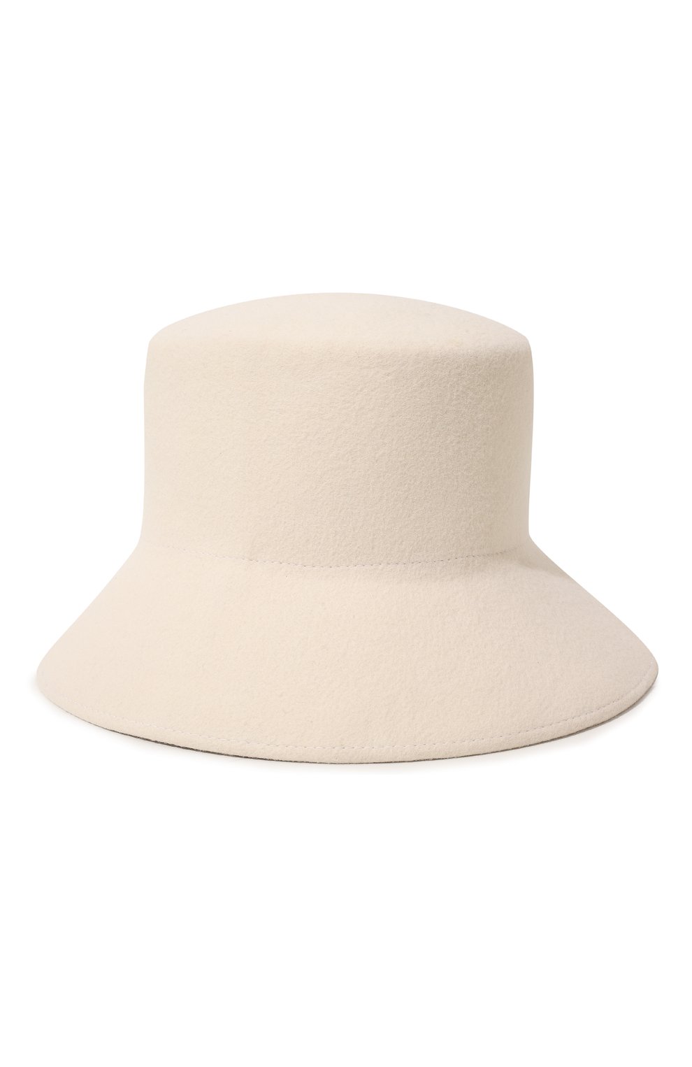 Женская шляпа panama COCOSHNICK HEADDRESS кремвого цвета, арт. panamabasic | Фото 1 (Материал: Текстиль, Шерсть)
