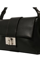Женская сумка furla charlie small FURLA черного цвета, арт. WB00550/AX0733 | Фото 3 (Сумки-технические: Сумки top-handle; Материал: Натуральная кожа; Ремень/цепочка: На ремешке; Размер: small)