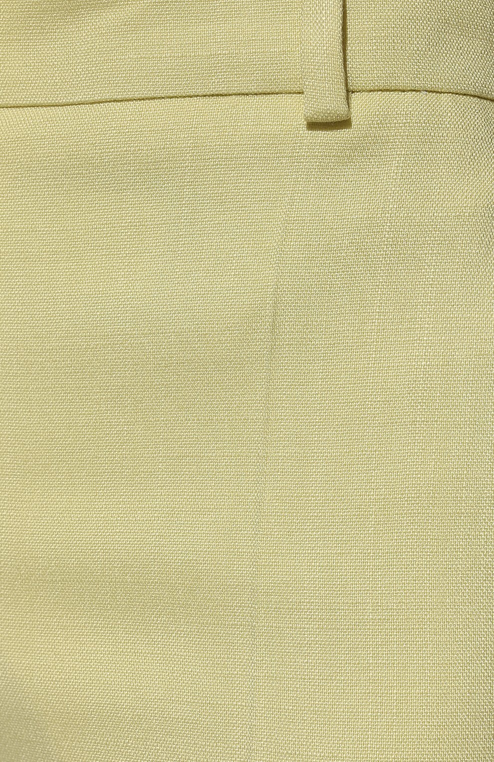 Женские брюки из вискозы JOSEPH желтого цвета, арт. JP001242 | Фото 5 (Длина (брюки, джинсы): Удлиненные; Женское Кросс-КТ: Брюки-одежда; Силуэт Ж (брюки и джинсы): Расклешенные; Материал внешний: Вискоза; Стили: Кэжуэл)