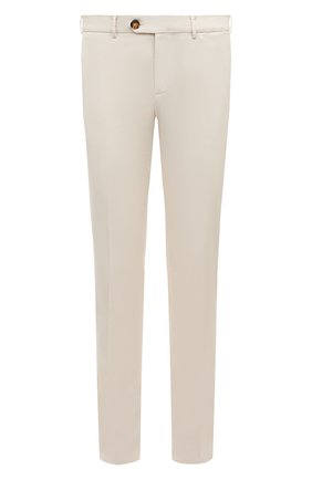 Мужские хлопковые брюки BRUNELLO CUCINELLI кремвого цвета по цене 0 руб., арт. M289LB1770 | Фото 1 Мужские хлопковые брюки BRUNELLO CUCINELLI кремвого цвета, арт. M289LB1770 | Фото 1 (Материал внешний: Хлопок; Длина (брюки, джинсы): Стандартные)