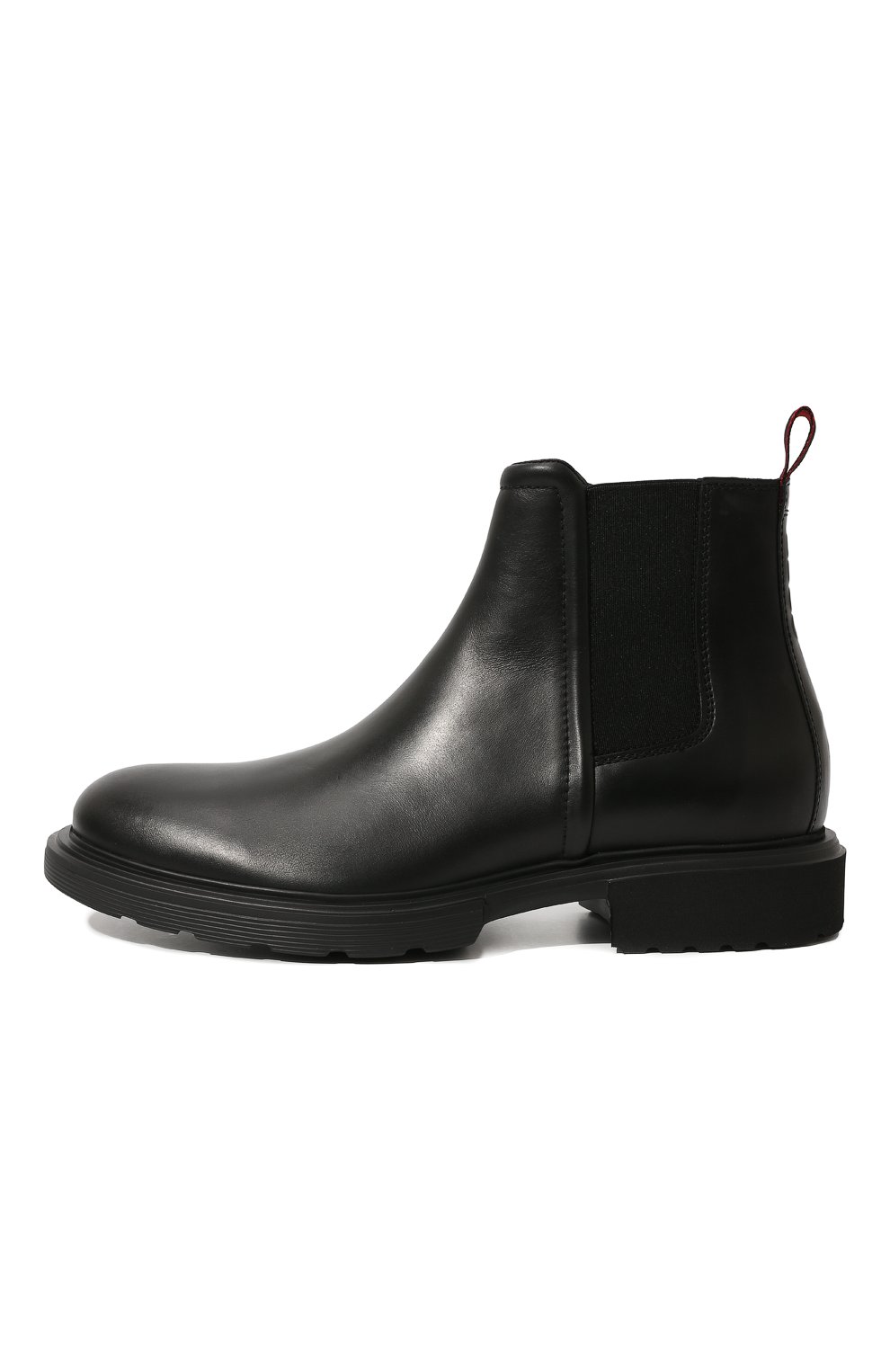 Мужские кожаные челси HUGO черного цвета, арт. 50464161 | Фото 4 (Материал внешний: Кожа; Материал утеплителя: Без утеплителя; Мужское Кросс-КТ: Сапоги-обувь, Челси-обувь)