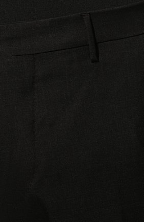 Мужские шерстяные брюки BERWICH темно-коричневого цвета, арт. SC/1 ALC/VB101 | Фото 5 (Материал внешний: Шерсть; Длина (брюки, джинсы): Стандартные; Случай: Повседневный; Материал подклада: Купро; Стили: Кэжуэл)