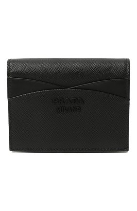 Женские кожаное портмоне PRADA черного цвета по цене 484500 тенге, арт. 1MV204-2DYH-F0002 | Фото 1 Женские кожаное портмоне PRADA черного цвета, арт. 1MV204-2DYH-F0002 | Фото 1 (Материал: Натуральная кожа)