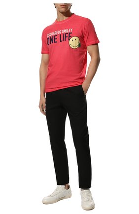 Хлопковая футболка Dsquared2 x Smiley | Фото №2 Хлопковая футболка Dsquared2 x Smiley | Фото №2