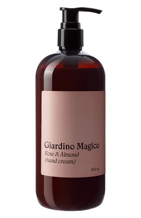 Питательный крем для рук роза и миндаль (500ml) GIARDINO MAGICO бесцветного цвета, арт. 4673728591349 | Фото 1