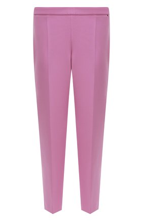 Женские брюки BOSS розового цвета, арт. 50472636 | Фото 1 (Длина (брюки, джинсы): Стандартные; Материал внешний: Синтетический материал)