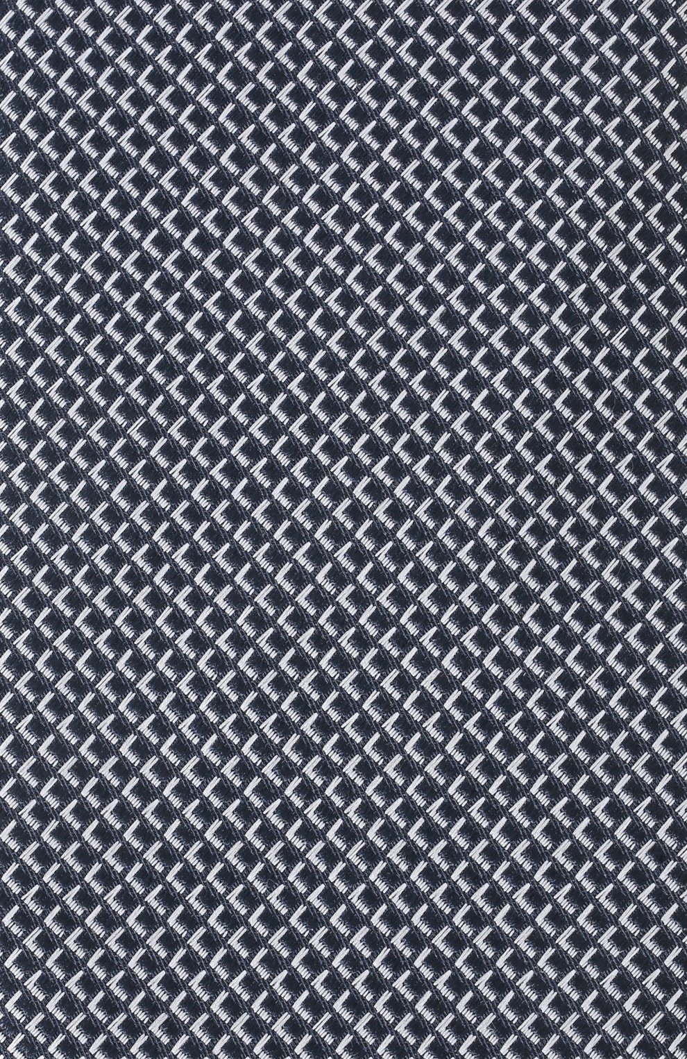 Мужской галстук BOSS темно-синего цвета, арт. 50475667 | Фото 4 (Принт: С принтом; Материал: Текстиль, Шелк, Синтетический материал)