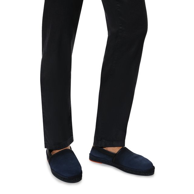 фото Замшевые эспадрильи santoni