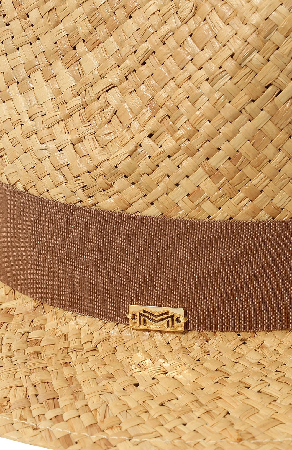 Женская шляпа MARYAN MEHLHORN бежевого цвета, арт. M6717329 | Фото 5 (Материал: Растительное волокно)
