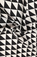 Женский шелковый платок PRADA черно-белого цвета, арт. 1FF001-2DTP-F0967 | Фото 4 (Материал: Текстиль, Шелк)