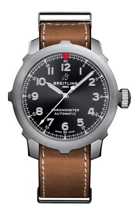 Мужские часы navitimer super 8 b20 BREITLING бесцветного цвета, арт. AB2040101B1X1 | Фото 1 (Механизм: Автомат; Цвет циферблата: Чёрный; Материал корпуса: Сталь)