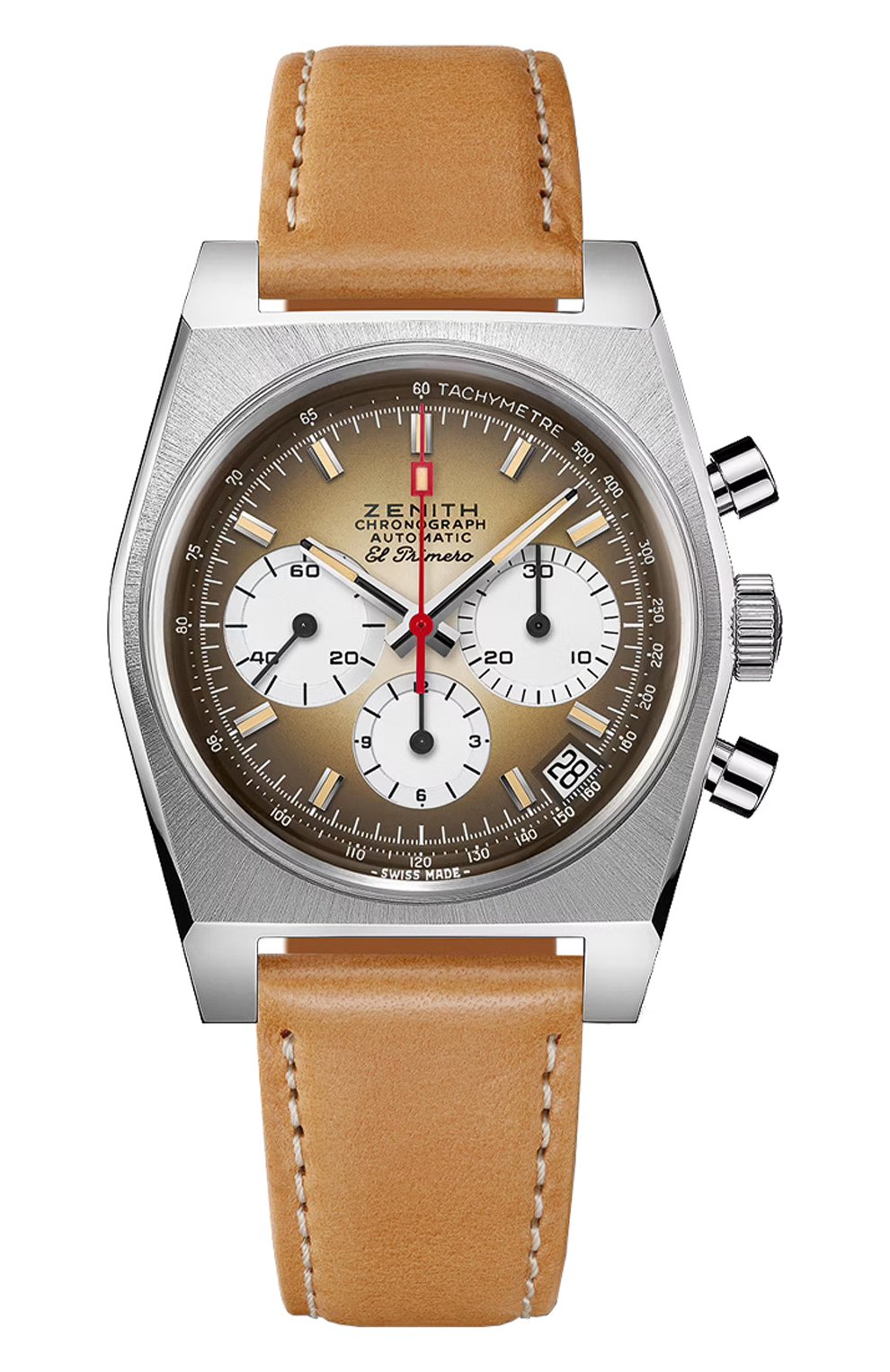 Мужские часы chronomaster a385 revival ZENITH бесцветного цвета, арт. 03.A384.400/385.C855 | Фото 1 (Механизм: Автомат; Материал корпуса: Сталь; Цвет циферблата: Другое)