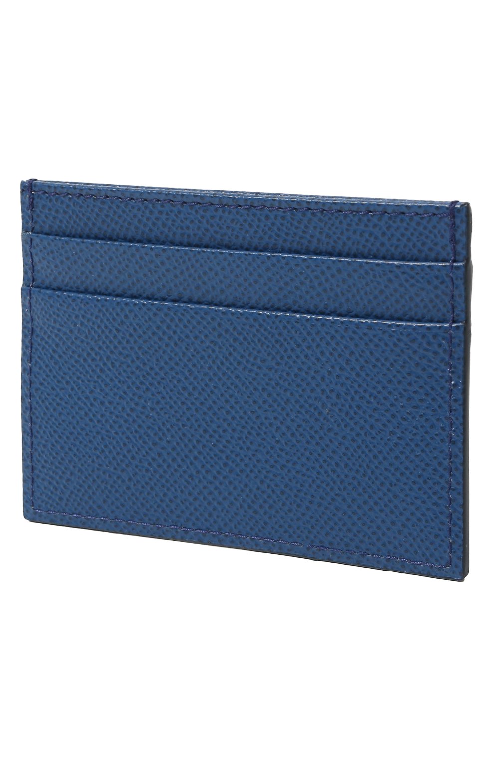 Мужской кожаный футляр для кредитных карт DOLCE & GABBANA синего цвета, арт. BP0330/AZ602 | Фото 2 (Материал: Натуральная кожа)