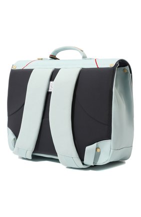 Детская портфель midi JEUNE PREMIER голубого цвета по цене 0 руб., арт. ITD22187 | Фото 2 Детская портфель midi JEUNE PREMIER голубого цвета, арт. ITD22187 | Фото 2 (Материал: Текстиль)