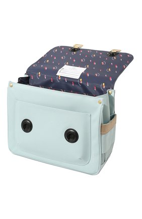 Детская портфель midi JEUNE PREMIER голубого цвета по цене 0 руб., арт. ITD22187 | Фото 3 Детская портфель midi JEUNE PREMIER голубого цвета, арт. ITD22187 | Фото 3 (Материал: Текстиль)