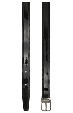 Мужской кожаный ремень DOLCE & GABBANA черного цвета, арт. BC4703/A1153 | Фото 3 (Материал: Натуральная кожа; Случай: Формальный)