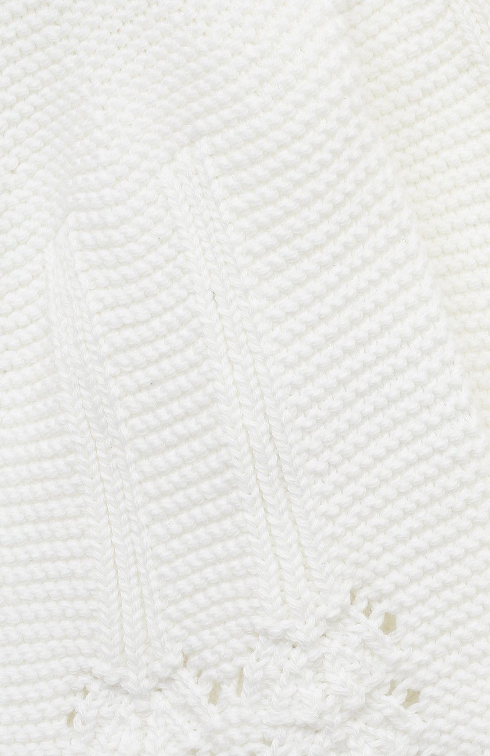 Детский хлопковый кардиган TARTINE ET CHOCOLAT белого цвета, арт. TU18021/18M-3A | Фото 3 (Кросс-КТ НВ: Кардиганы; Ростовка одежда: 18 мес | 86 см, 24 мес | 92 см, 3 мес | 62 см)