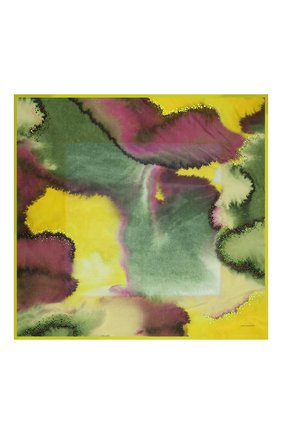 Женский шелковый платок DRIES VAN NOTEN разноцветного цвета по цене 0 руб., арт. 221-011306-4350 | Фото 4 Женский шелковый платок DRIES VAN NOTEN разноцветного цвета, арт. 221-011306-4350 | Фото 4 (Материал: Текстиль, Шелк)