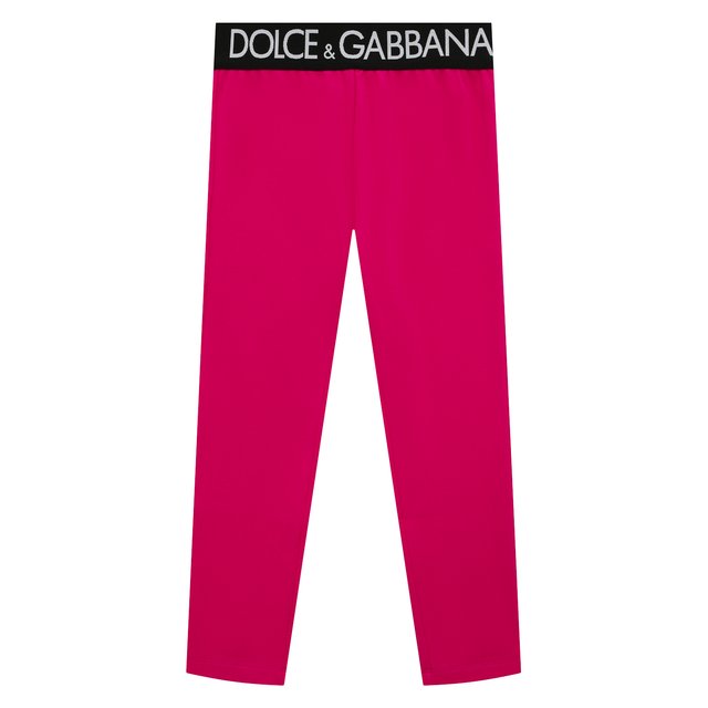 Хлопковые леггинсы Dolce & Gabbana L5JP3J/G7E3K/8-14