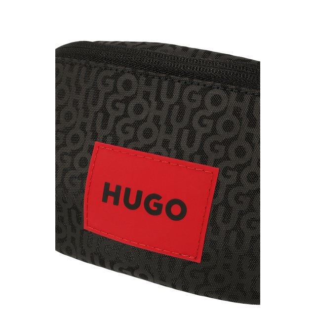 Текстильная поясная сумка HUGO 50476883, цвет чёрный, размер NS - фото 3