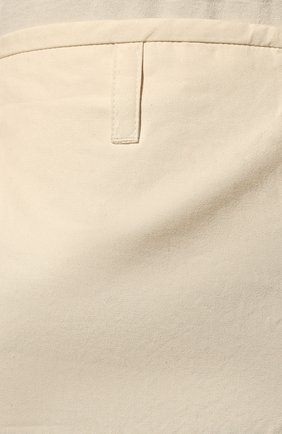 Мужские хлопковые брюки JIL SANDER кремвого цвета, арт. JSMU311742-MU241300 | Фото 5 (Длина (брюки, джинсы): Стандартные; Случай: Повседневный; Материал внешний: Хлопок; Стили: Минимализм)