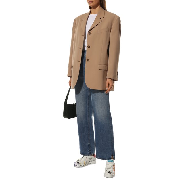 фото Кожаные кеды portofino light dolce & gabbana