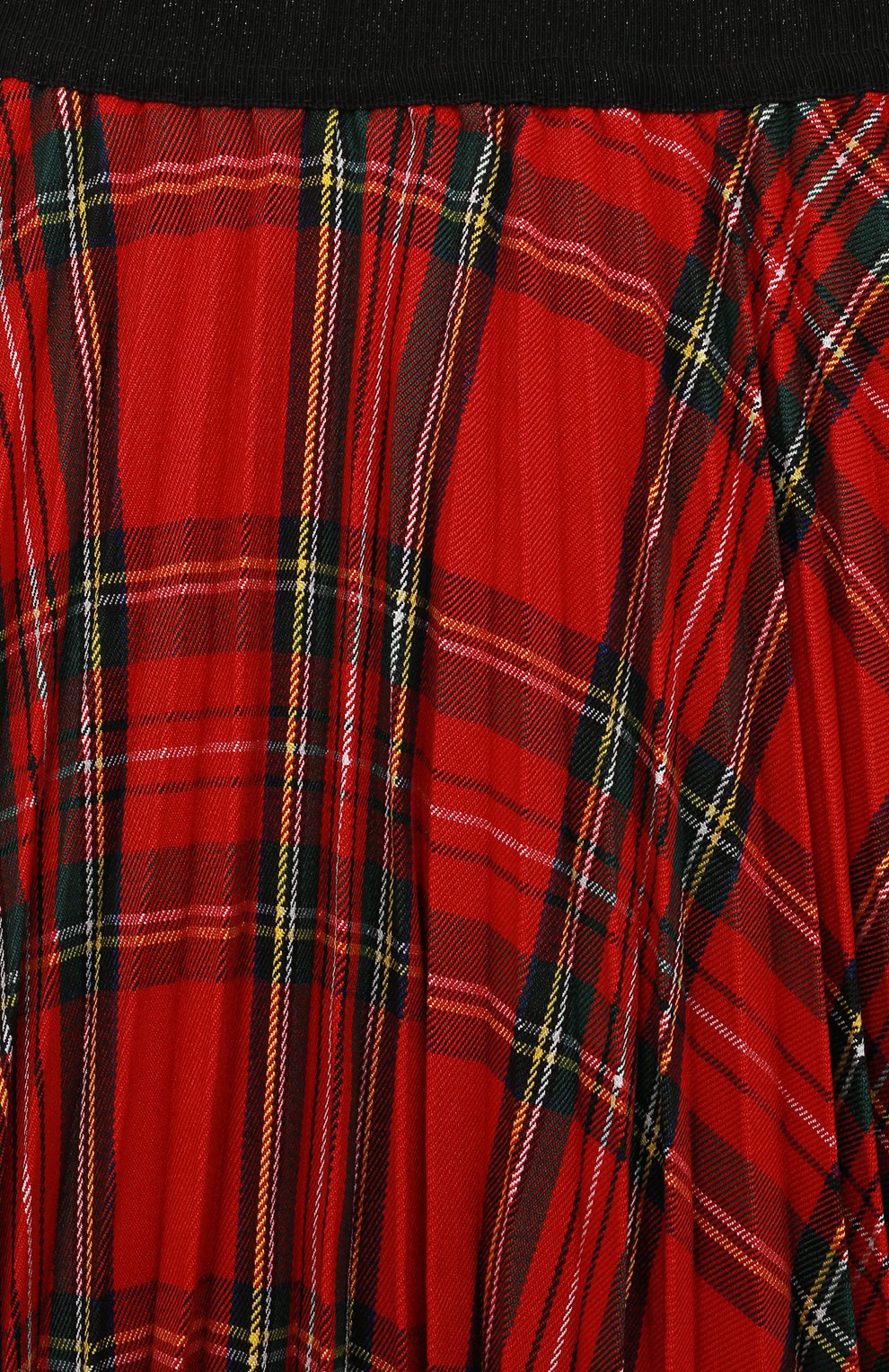 Детская плиссированная юбка ALETTA красного цвета, арт. A220678L-15Q/4A-8A | Фото 3 (Материал внешний: Синтетический материал, Вискоза; Стили: Классический; Материал подклада: Вискоза; Ростовка одежда: 6 лет | 116 см, 7 лет | 122 см, 8 лет | 128 см)