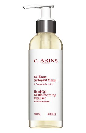 Очищающий гель для рук gel doux nettoyant mains (200ml) CLARINS бесцветного цвета по цене 2200 руб., арт. 80078328 | Фото 1 Очищающий гель для рук gel doux nettoyant mains (200ml) CLARINS бесцветного цвета, арт. 80078328 | Фото 1 (Тип продукта: Мыло; Назначение: Для рук)