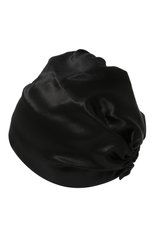 Женская шелковый тюрбан PANFIL черного цвета, арт. 0-Tur-R | Фото 3 (Материал: Текстиль, Шелк; Женское Кросс-КТ: Шапка-тюрбан)