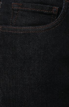 Мужские джинсы CANALI темно-синего цвета, арт. 91700/PX01028 | Фото 5 (Силуэт М (брюки): Прямые; Кросс-КТ: Деним; Длина (брюки, джинсы): Стандартные; Материал внешний: Хлопок, Деним; Стили: Кэжуэл)