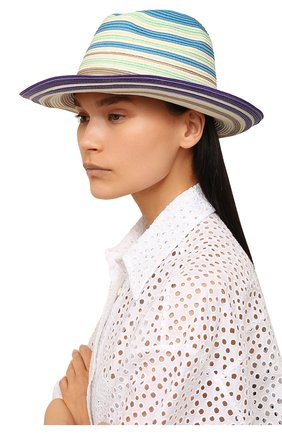 Женская шляпа MISSONI разноцветного цвета, арт. HF00PKD8558 | Фото 2 (Материал: Текстиль, Растительное волокно)