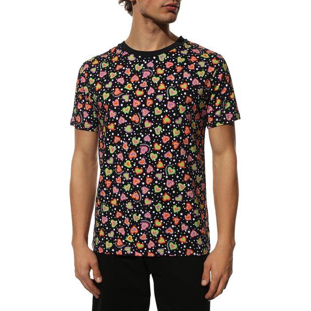 фото Хлопковая футболка moschino