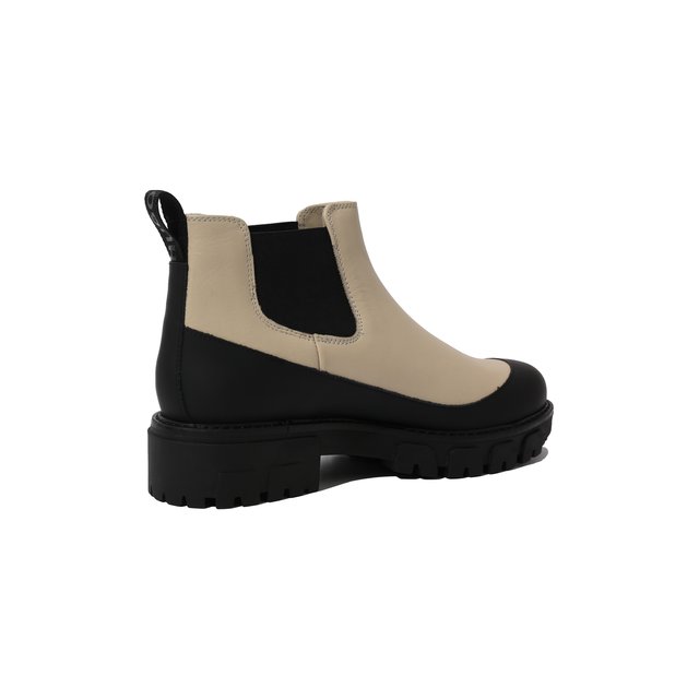 Кожаные ботинки HUGO 50470812, цвет кремовый, размер 36 - фото 5