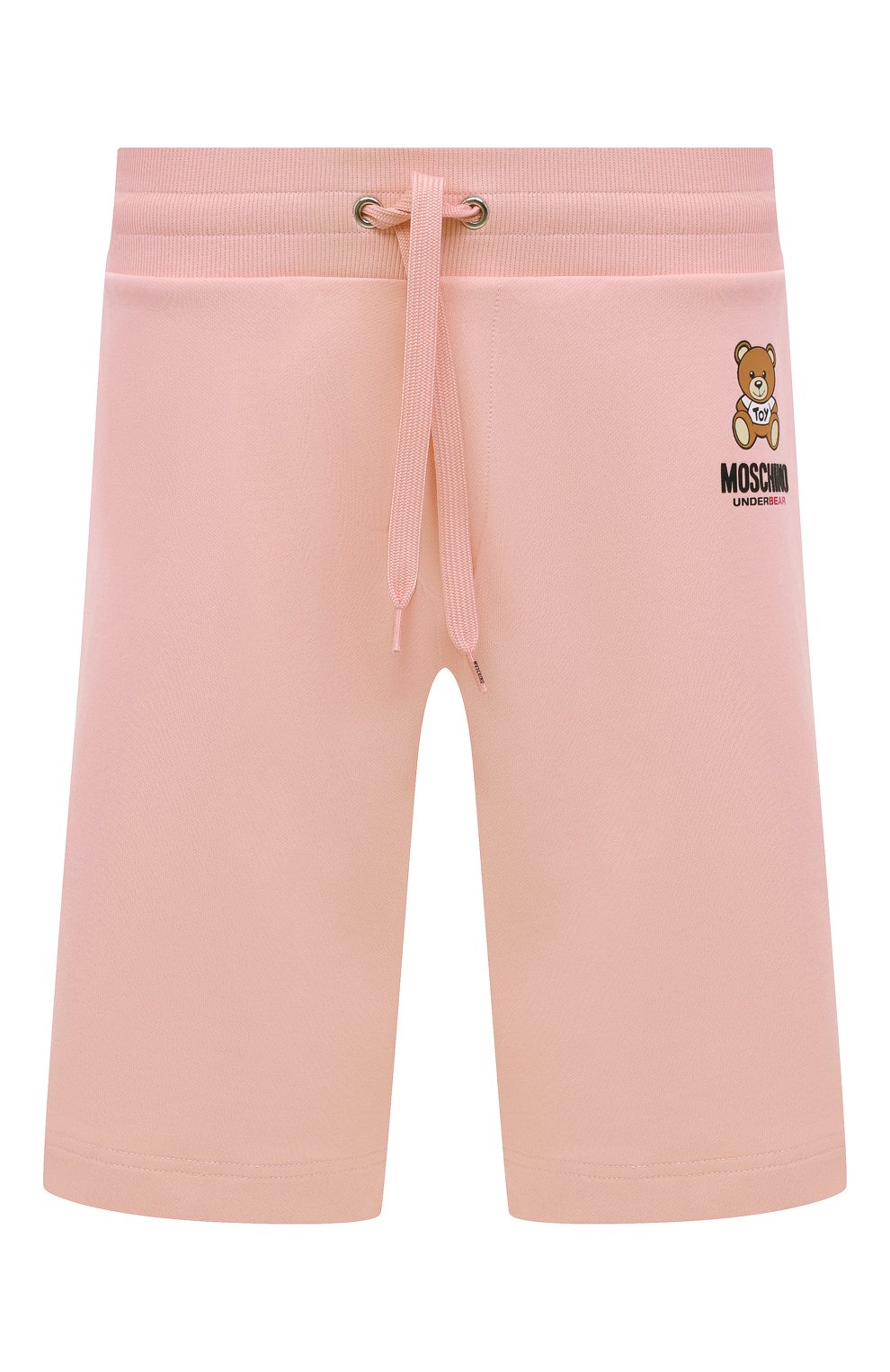 Мужские хлопковые домашние шорты MOSCHINO розового цвета, арт. A4325/8102 | Фото 1 (Кросс-КТ: домашняя одежда; Материал внешний: Хлопок)