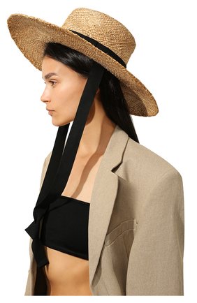 Соломенная шляпа Fedora New | Фото №2