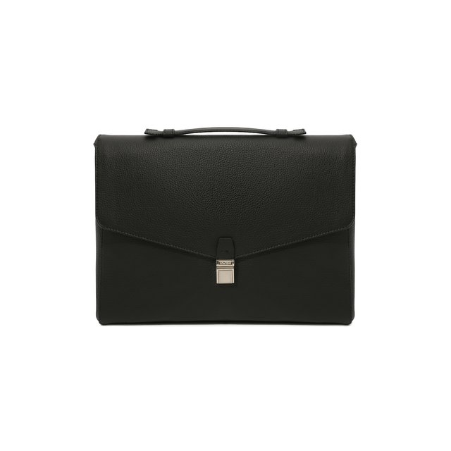 Кожаный портфель BOSS 50466664, цвет чёрный, размер NS - фото 1
