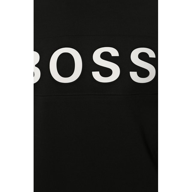 Хлопковый свитшот BOSS 50461623, цвет чёрный, размер 48 - фото 5
