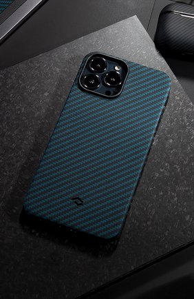 Чехол magez для iphone 13 pro max PITAKA синего цвета по цене 0 руб., арт. KI1308PM | Фото 5 Чехол magez для iphone 13 pro max PITAKA синего цвета, арт. KI1308PM | Фото 5