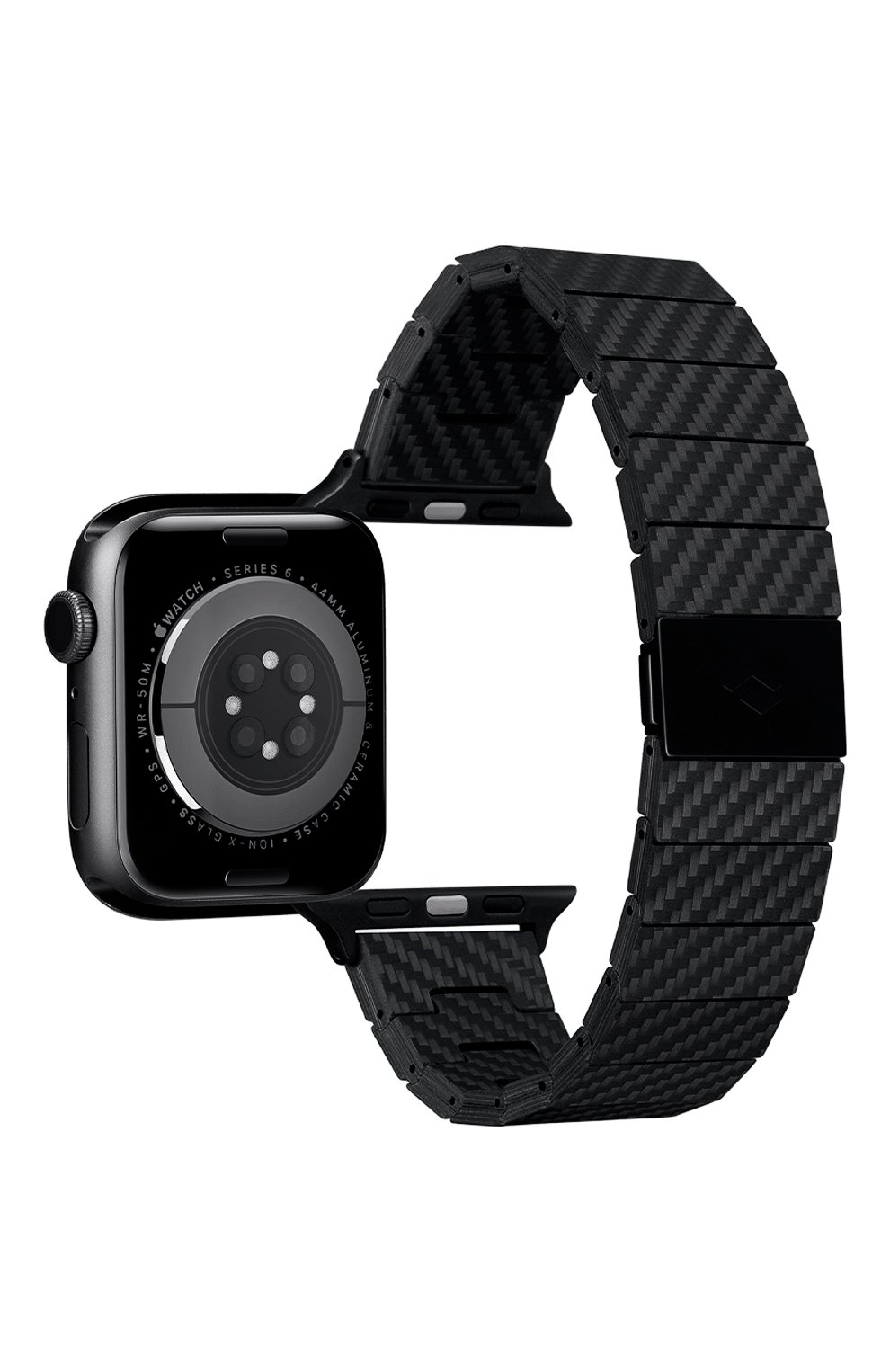 Ремешок для apple watch modern 42/44/45mm PITAKA черного цвета, арт. AWB1003 | Фото 4