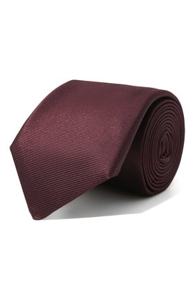 Мужской шелковый галстук CANALI бордового цвета по цене 11950 руб., арт. 18/HJ03497 | Фото 1 Мужской шелковый галстук CANALI бордового цвета, арт. 18/HJ03497 | Фото 1 (Материал: Текстиль, Шелк; Принт: Без принта)