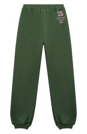 Детские хлопковые джоггеры GUCCI хаки цвета по цене 0 руб., арт. 680335/XJD0V | Фото 1 Детские хлопковые джоггеры GUCCI хаки цвета, арт. 680335/XJD0V | Фото 1 (Материал внешний: Хлопок)