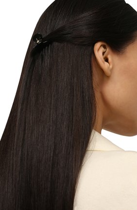 Женская заколка для волос ALEXANDRE DE PARIS черного цвета, арт. ACCB-2849 N | Фото 2 (Материал: Пластик)